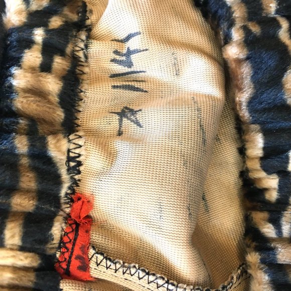 70’s Style Velvet Zebra Pimp Pants Vintage - Picture 8 of 8